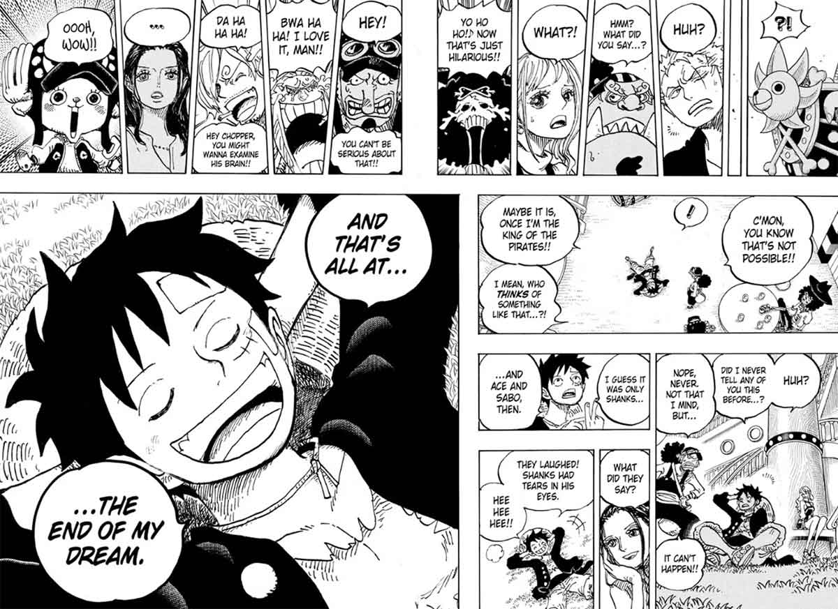 sueño de luffy en one piece