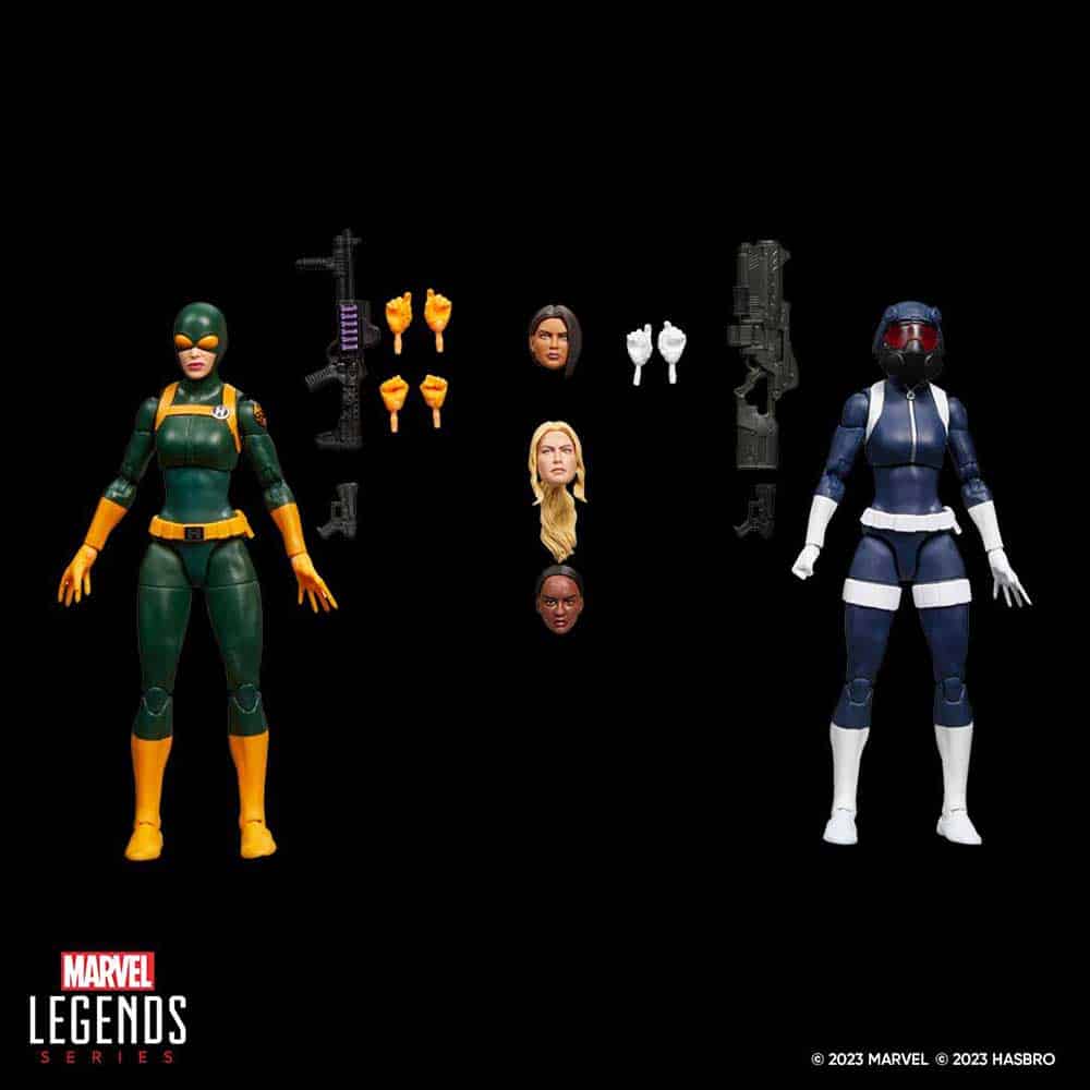 agente de shield e hydra en marvel legends