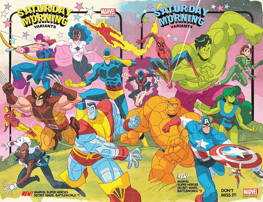 marvel secret wars en versión dibujos del sábado por la mañana