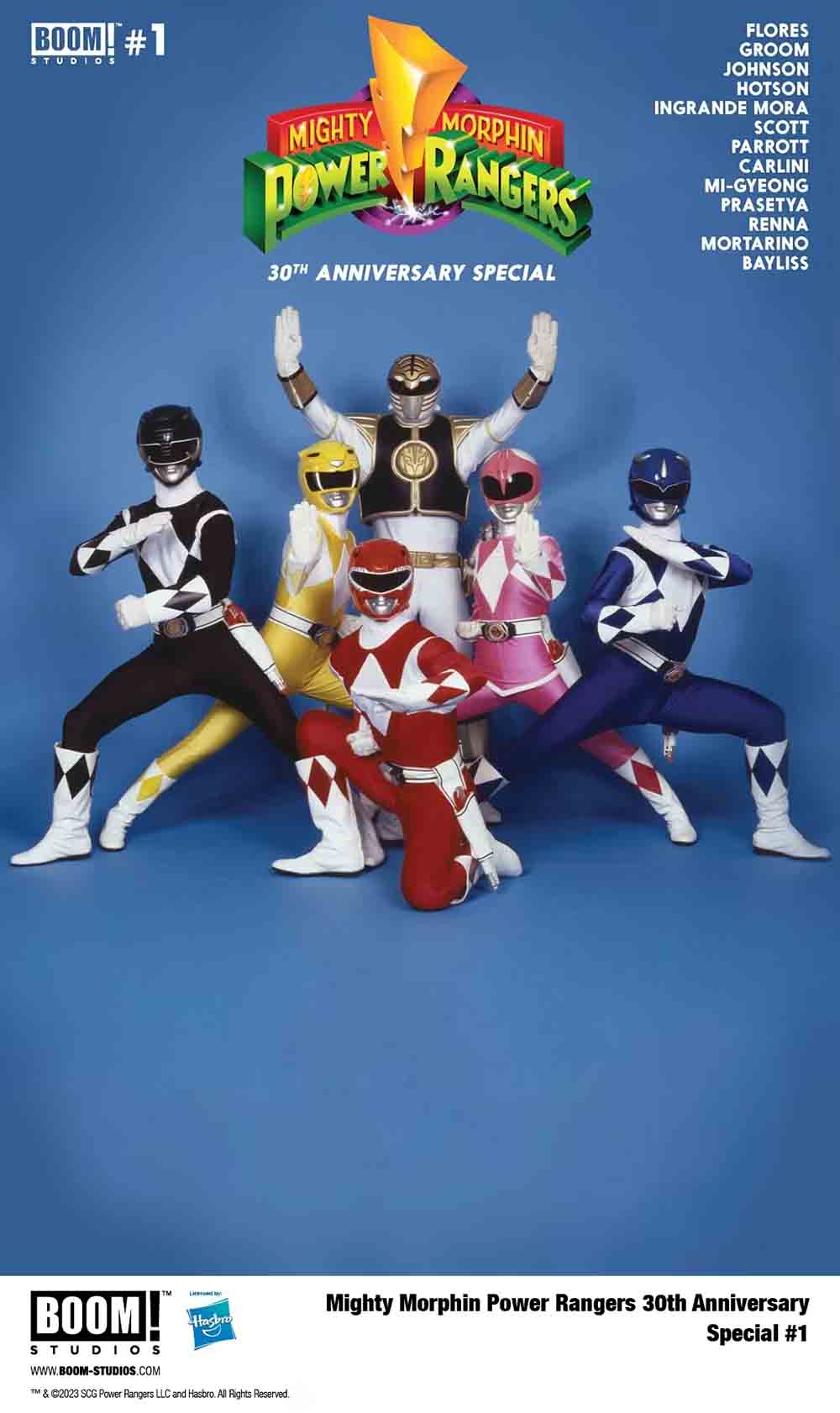 portadas del aniversario de power rangers
