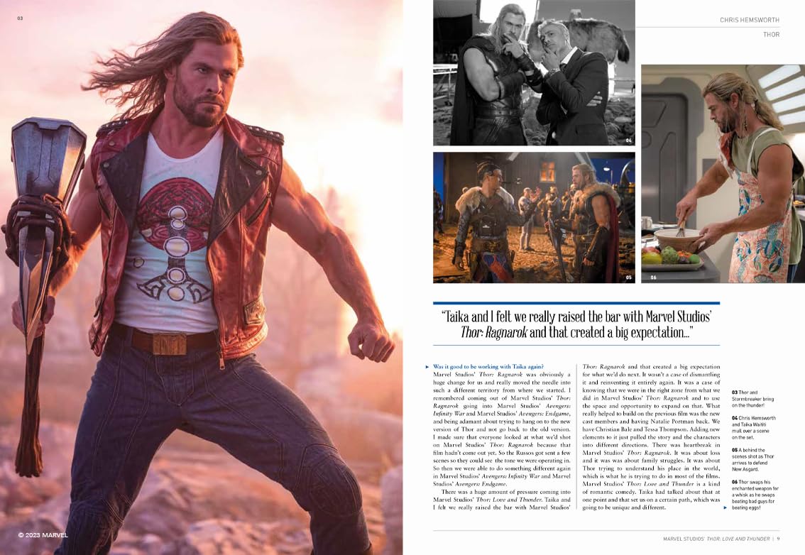 interior thor: love and thunder: the official movie special