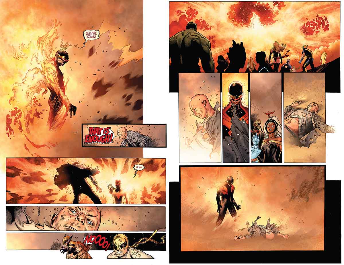 sacrificio del profesor x