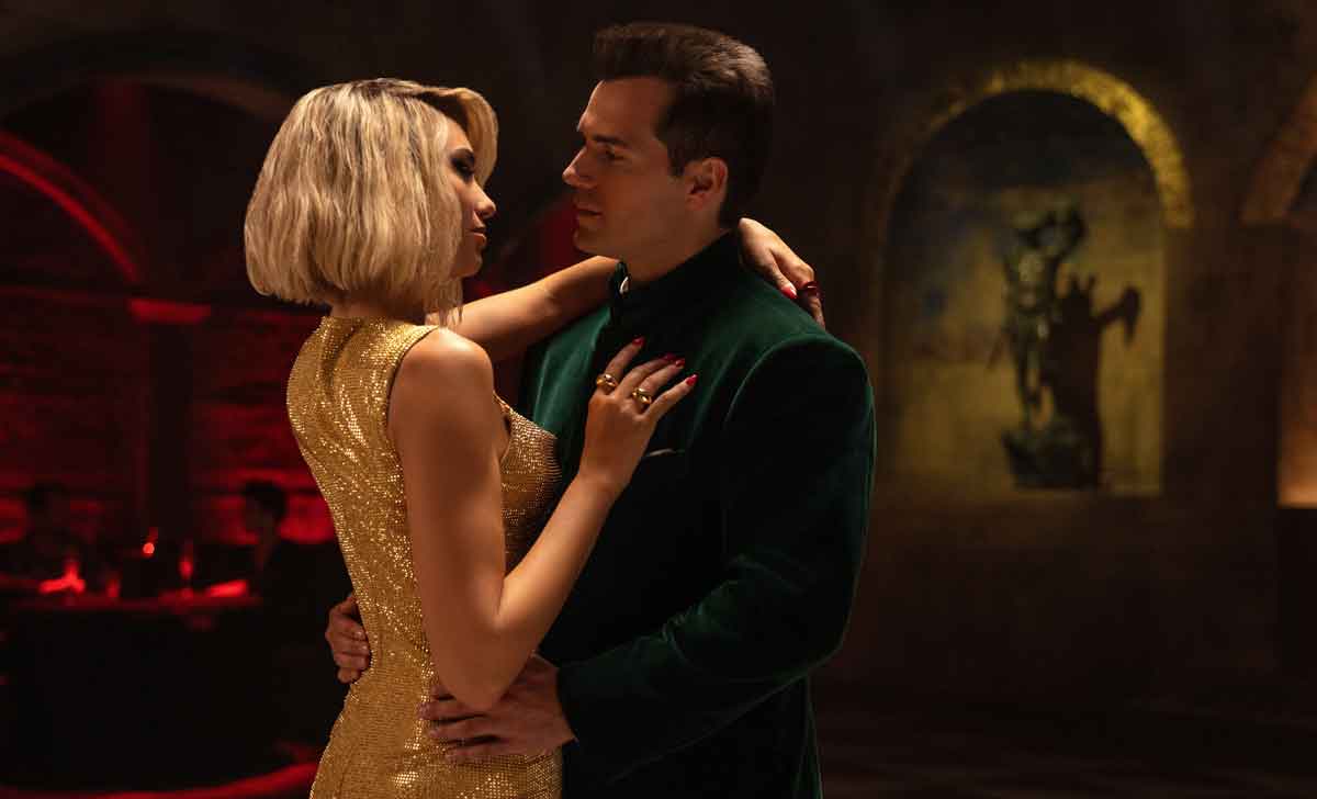 henry cavill y dua lipa en argylle