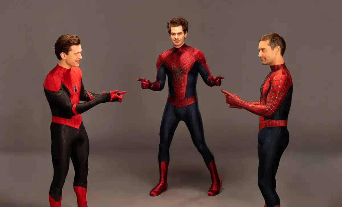 los tres spider-man juntos