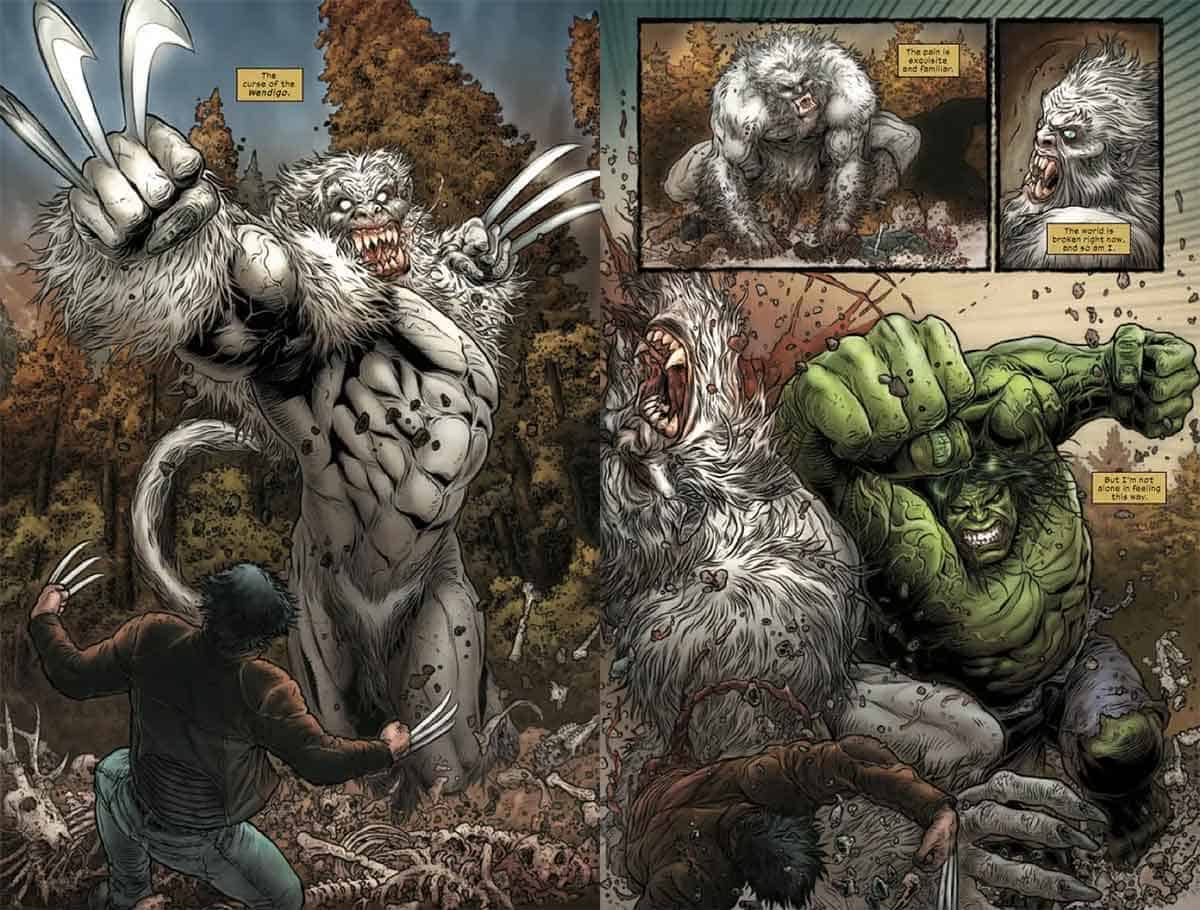 wolverine vs hulk de marvel