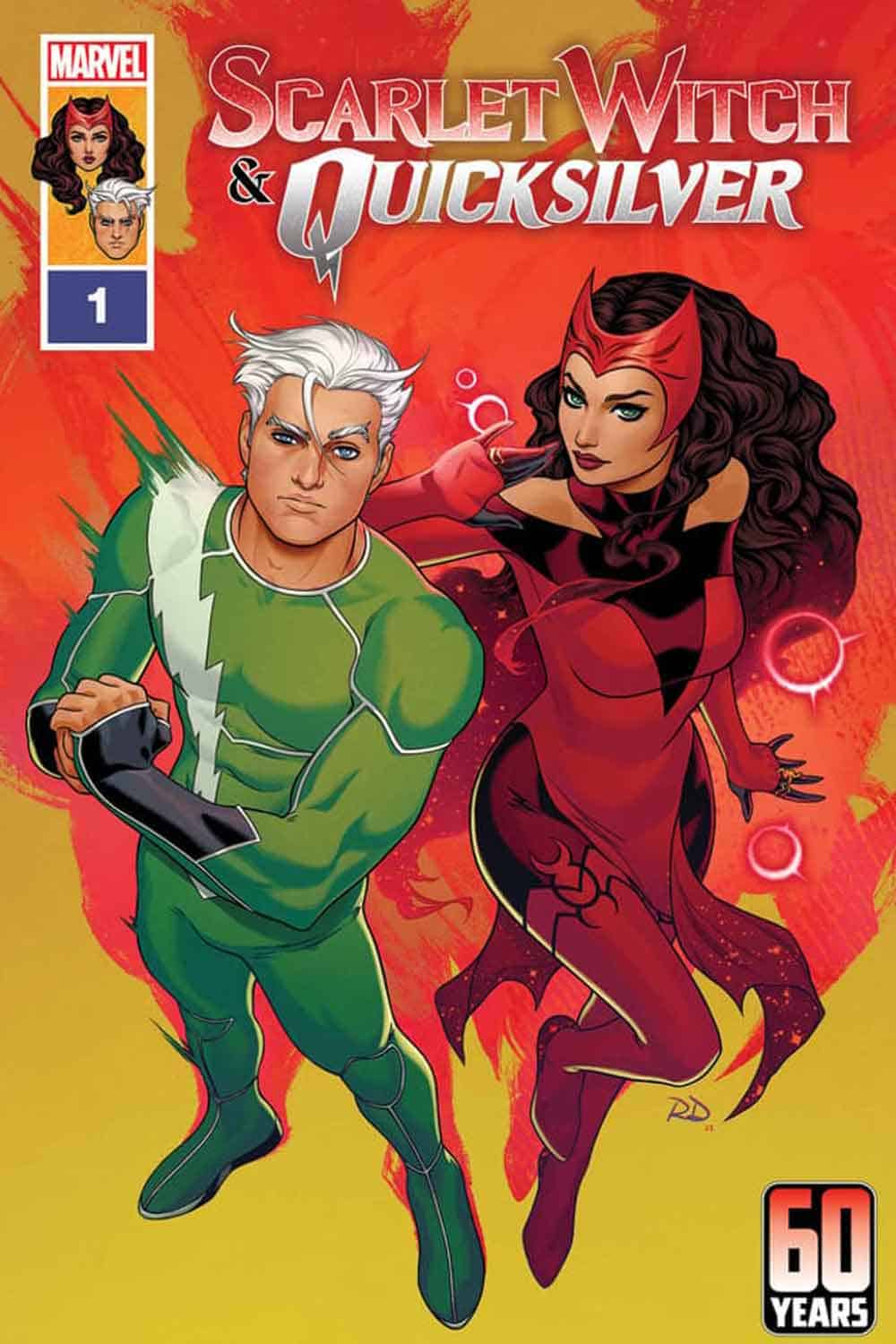 bruja escarlata y quicksilver