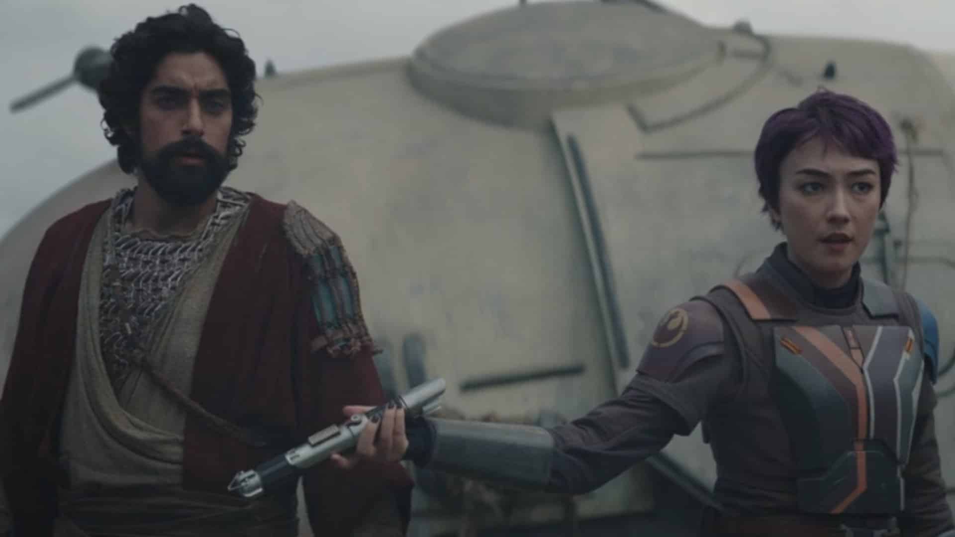 star wars: ahsoka ezra rechaza el sable de sabine