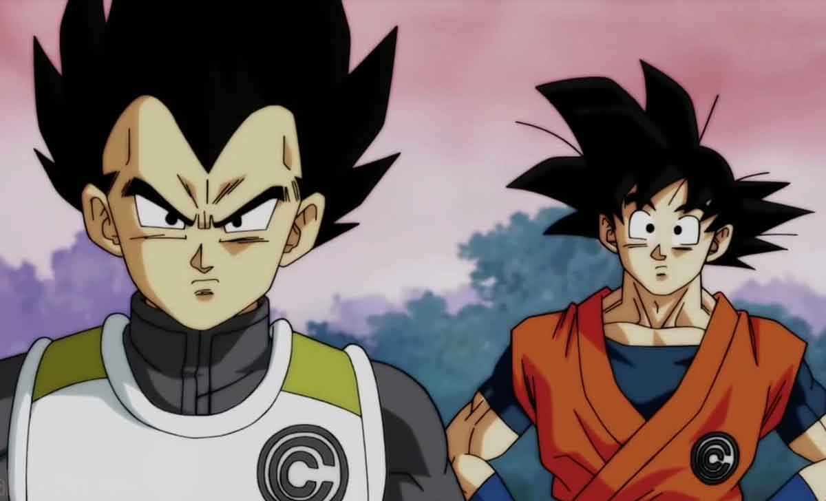vegeta y goku en dragon ball heroes
