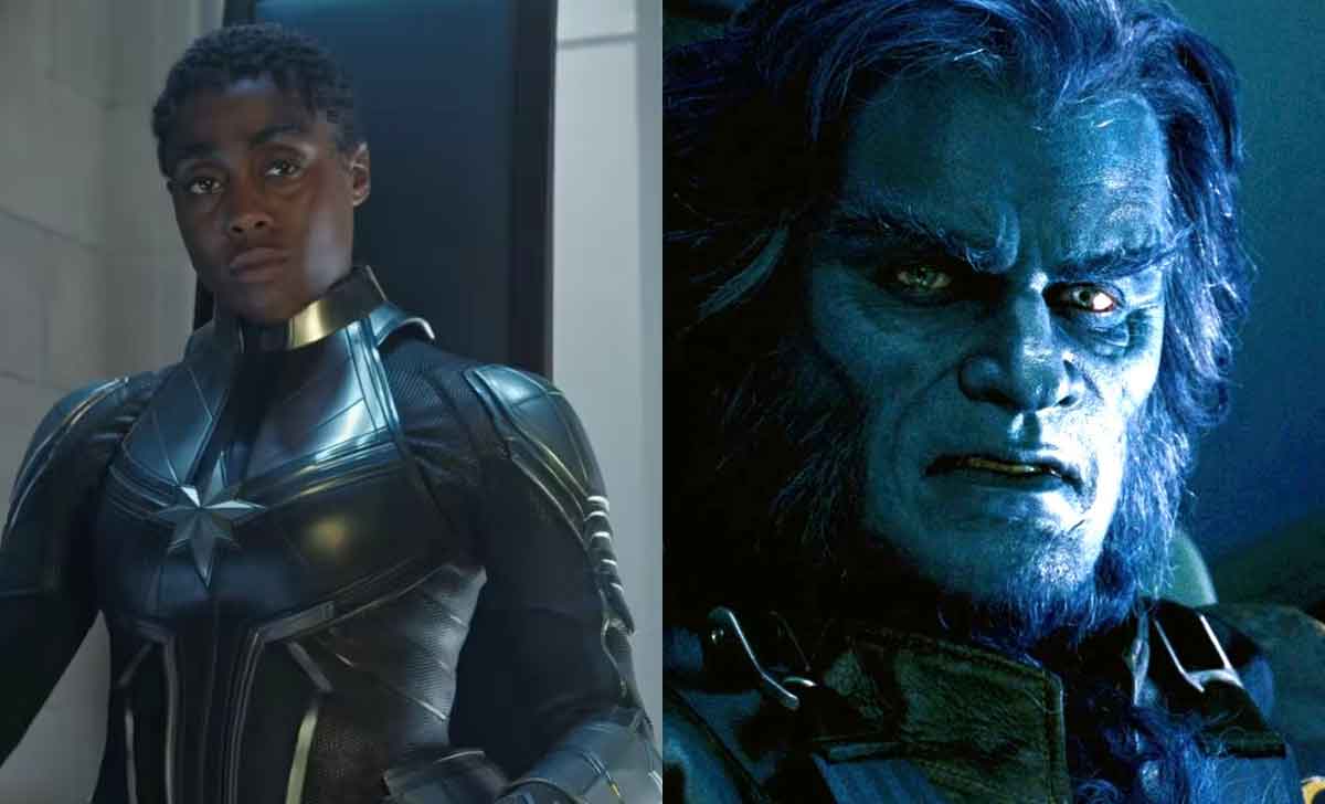 capitana marvel y bestia