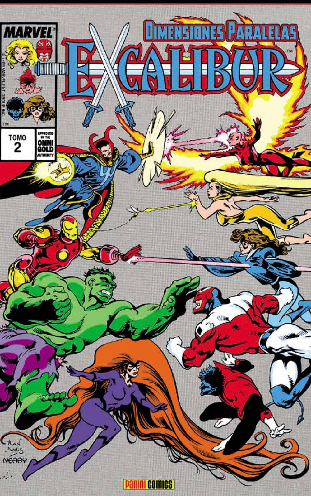 marvel gold excalibur