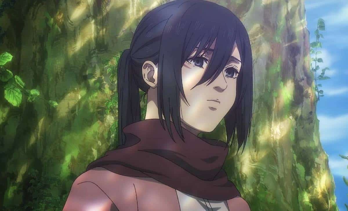 mikasa en el final de attack on titan