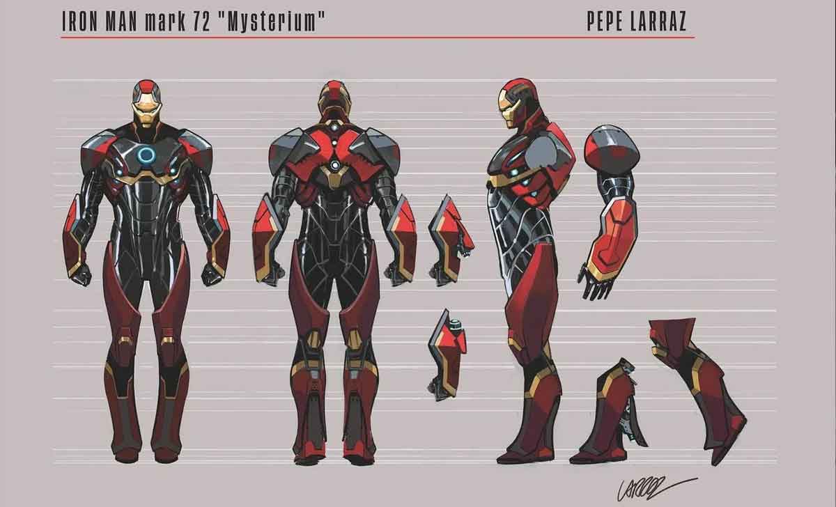 armadura de iron man de marvel