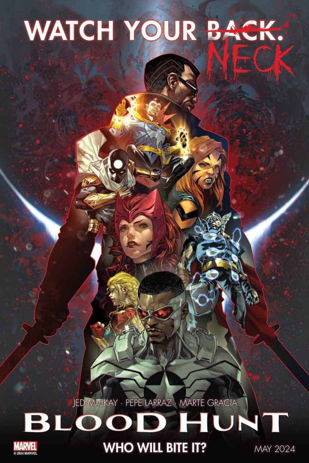 marvel enfrentará a los vengadores contra vampiros