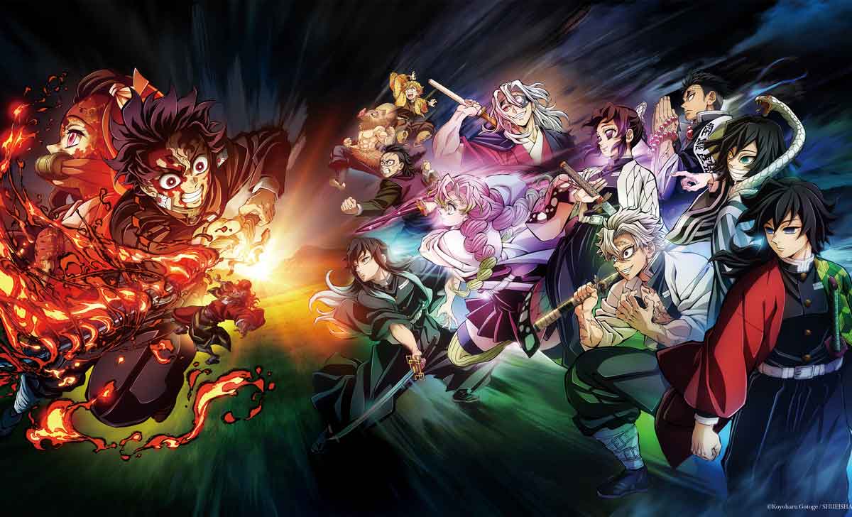 guardianes de la noche: kimetsu no yaiba -rumbo al entrenamiento de los pilares