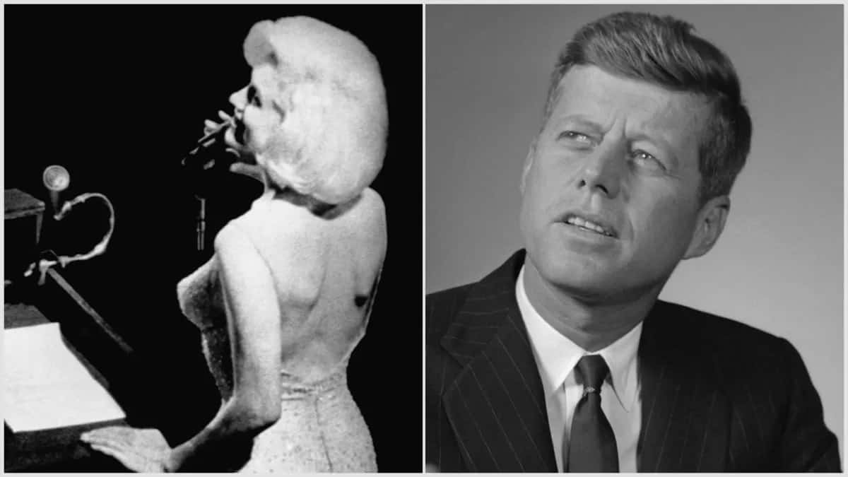 marilyn monroe y john f. kennedy