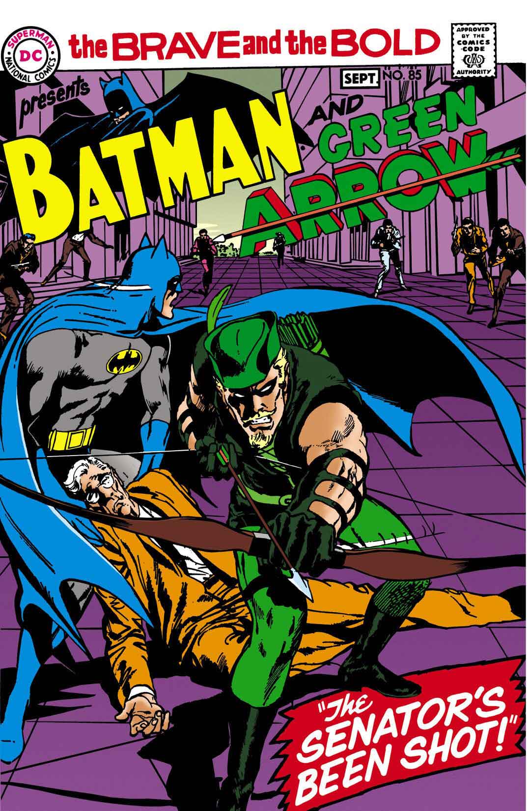 batman and green arrow: the senator’s been shot! the brave and the bold nº85