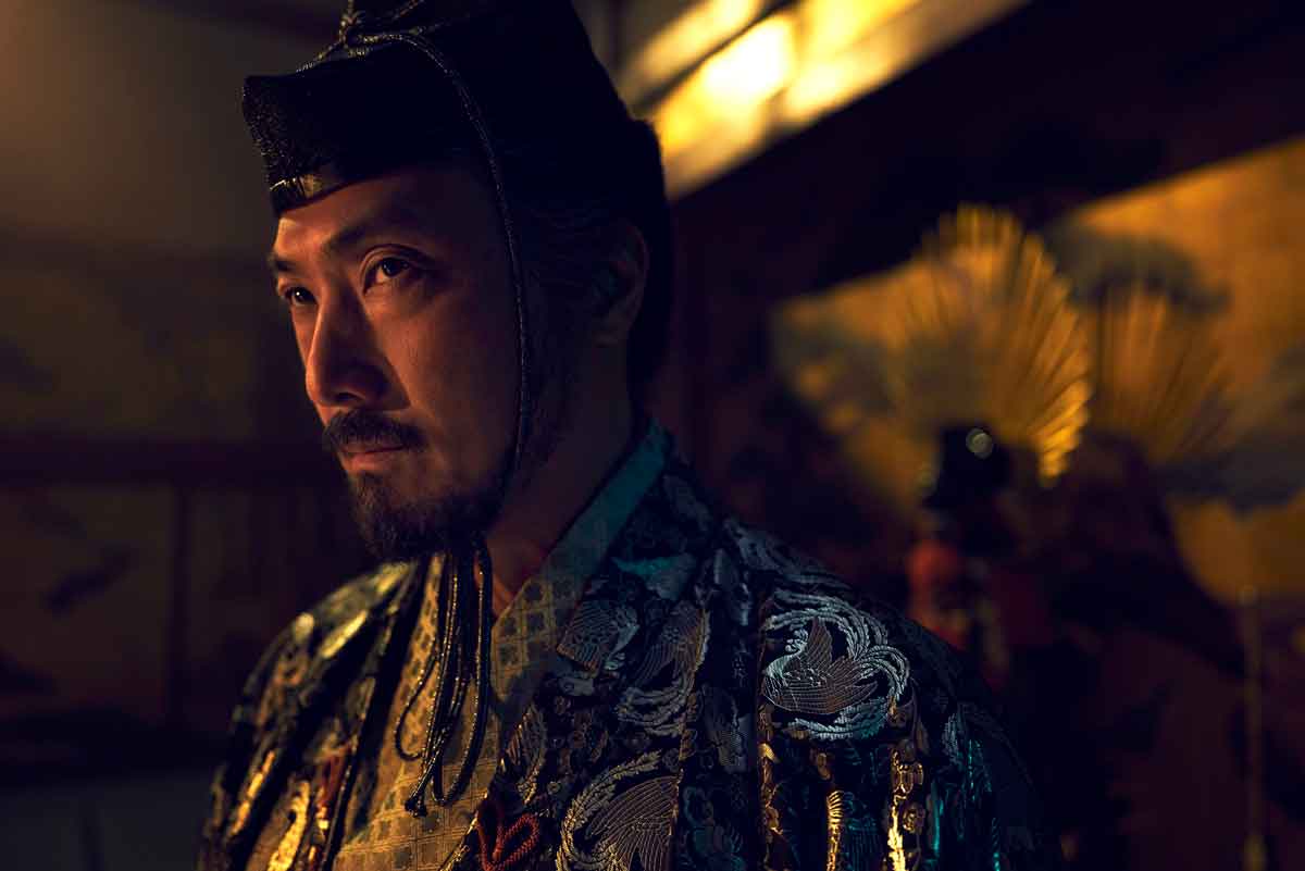 “shōgun” -- pictured: takehiro hira as ishido kazunari. cr: kurt iswarienko/fx