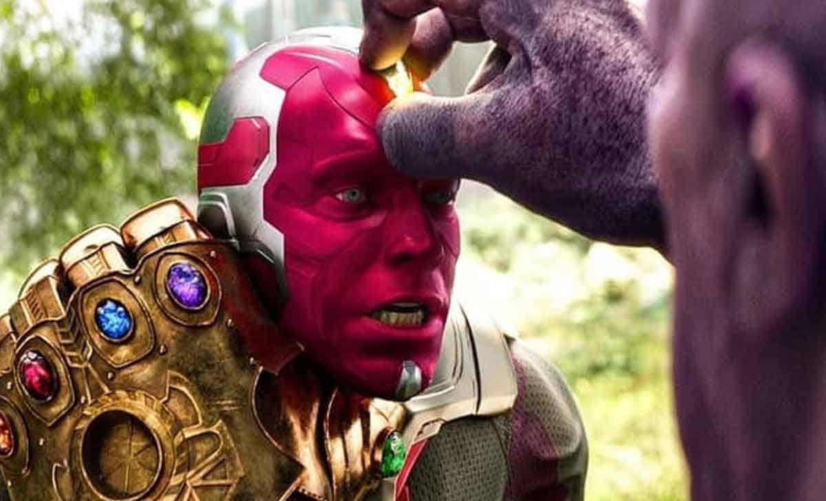 muerte de vision vengadores: infinity war