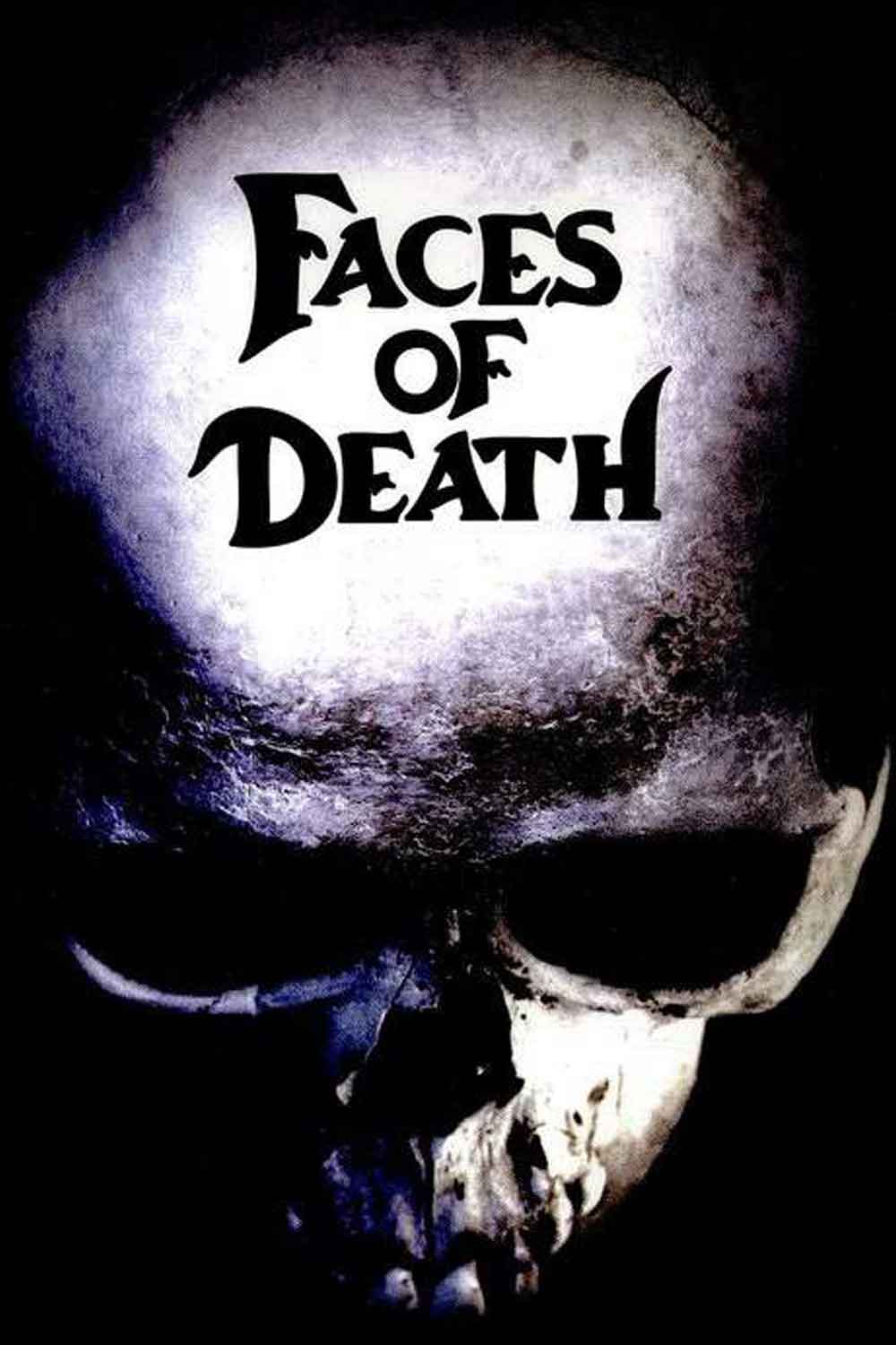 película de terror faces of death (caras de la muerte o rostros de la muerte) 