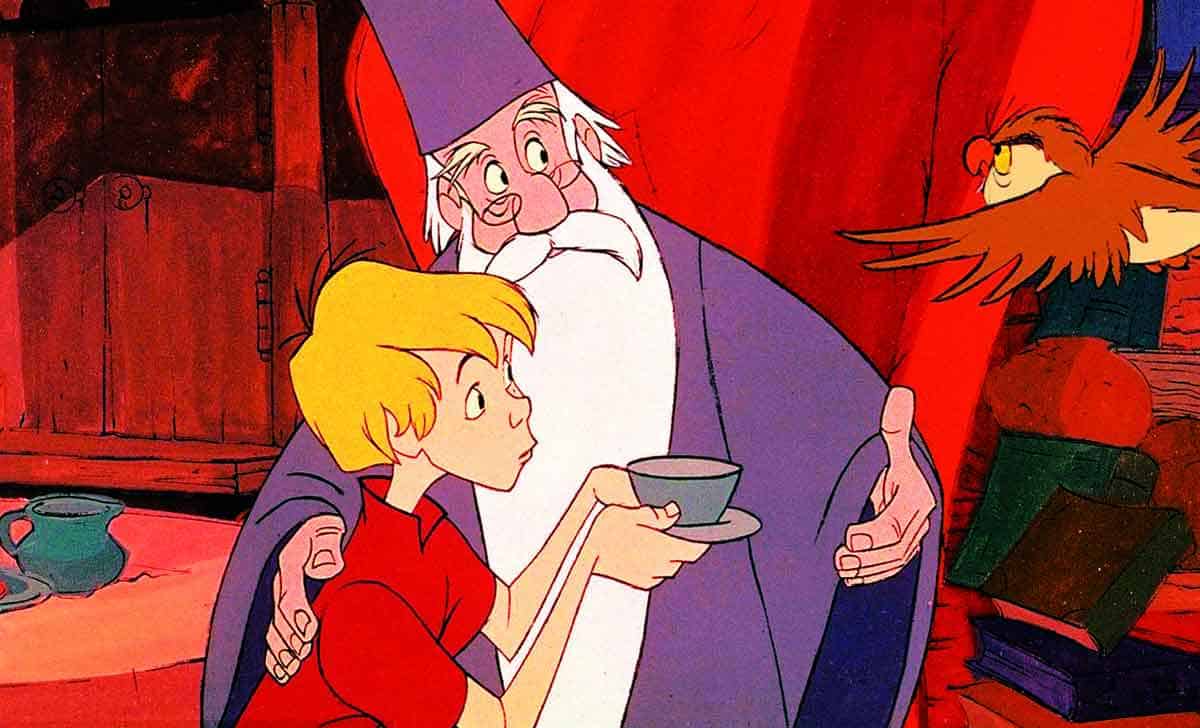 the sword in the stone (la espada en la piedra o merlín el encantador)