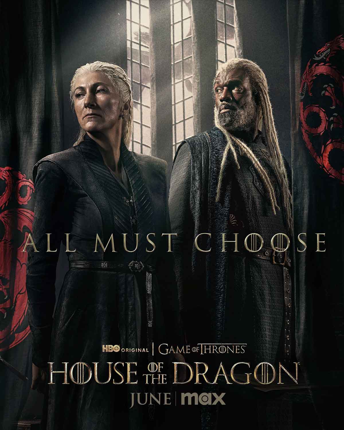 posters de la casa del dragón temporada 2