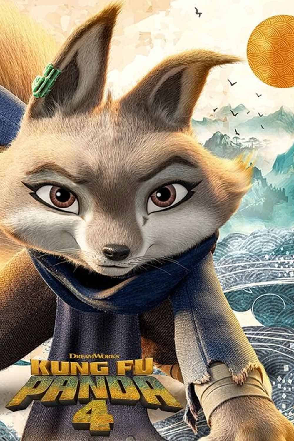 raposa de kung fu panda 4