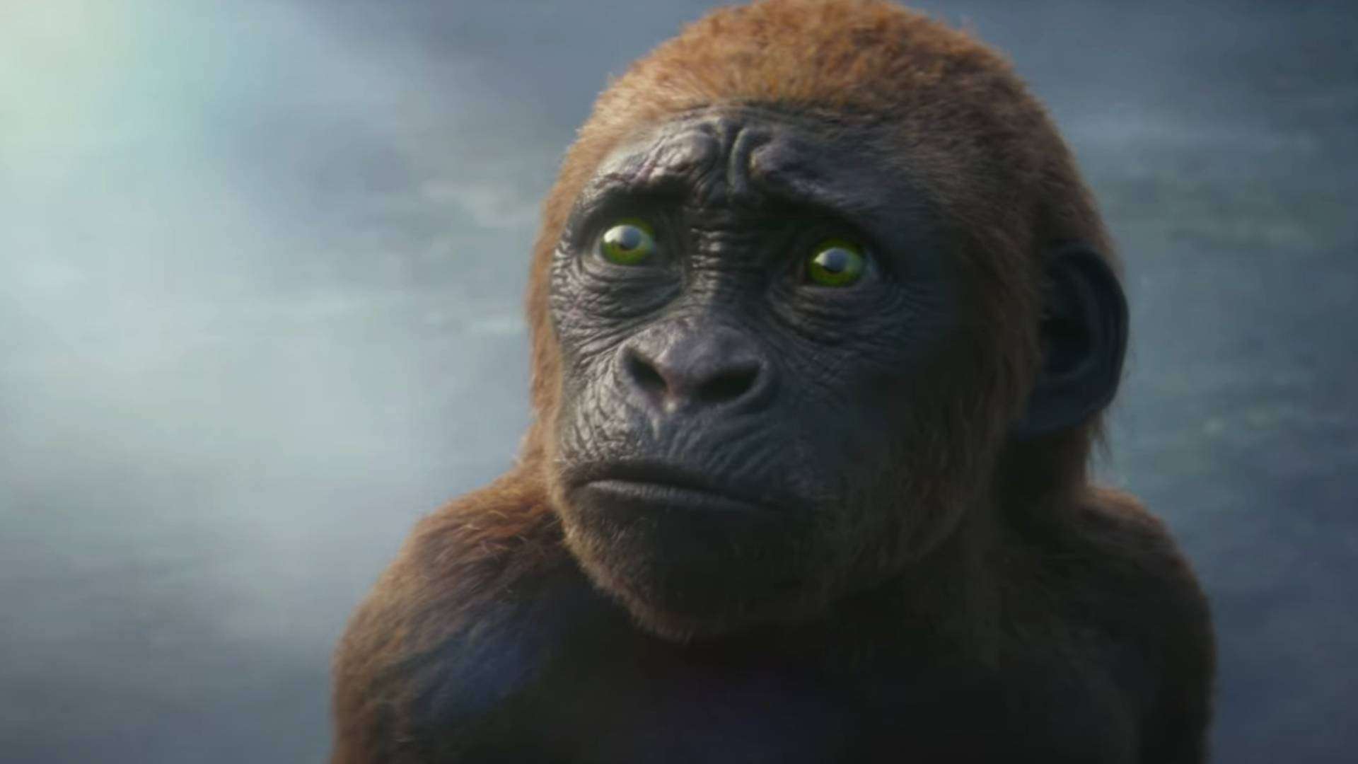 titán simio bebé en godzilla x kong, 2024