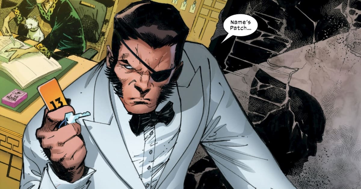 wolverine como parche en madripoor