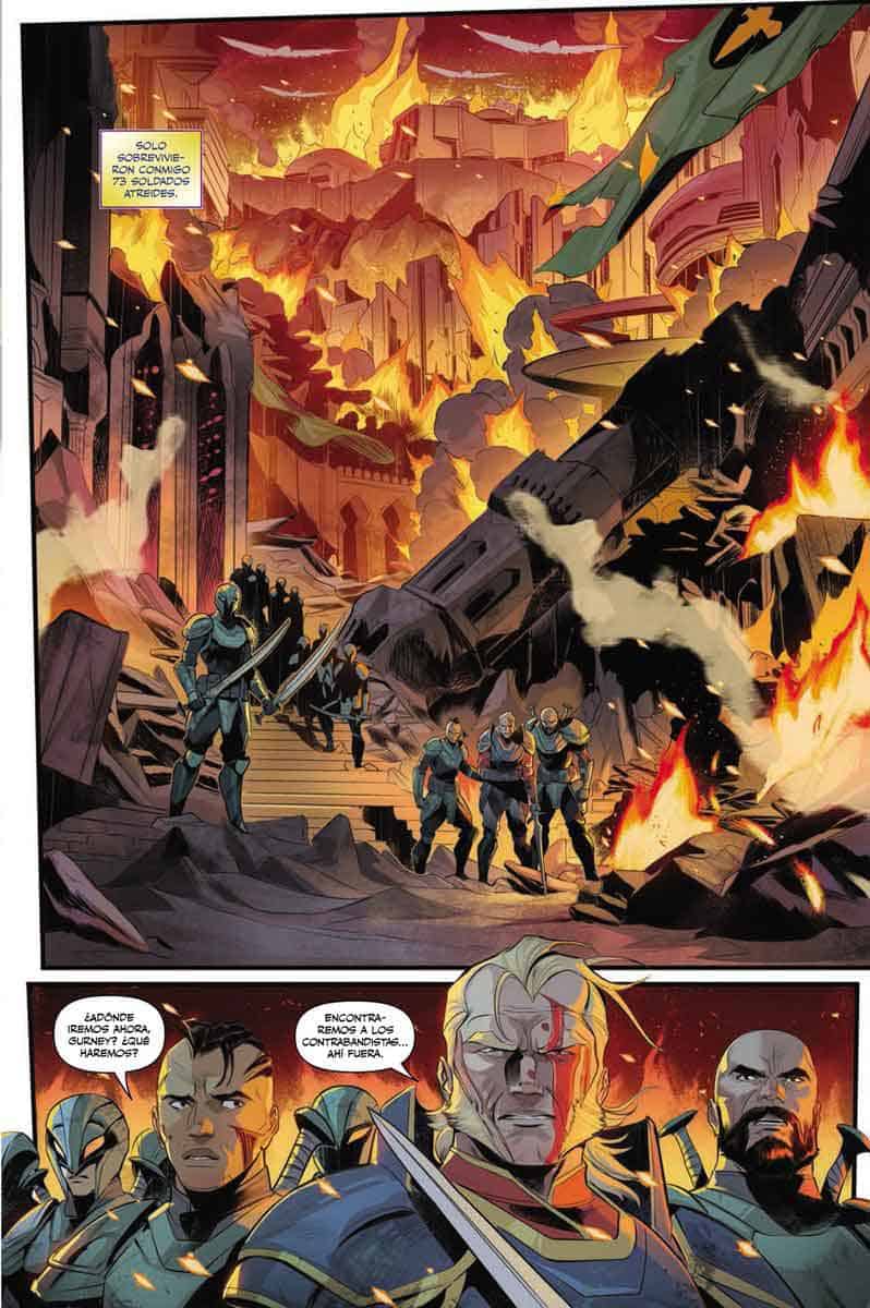 francesco mortarino cómic dune: las aguas de kanly