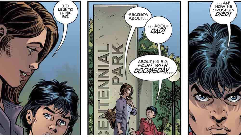 superman - jon kent descubre la muerte de su padre