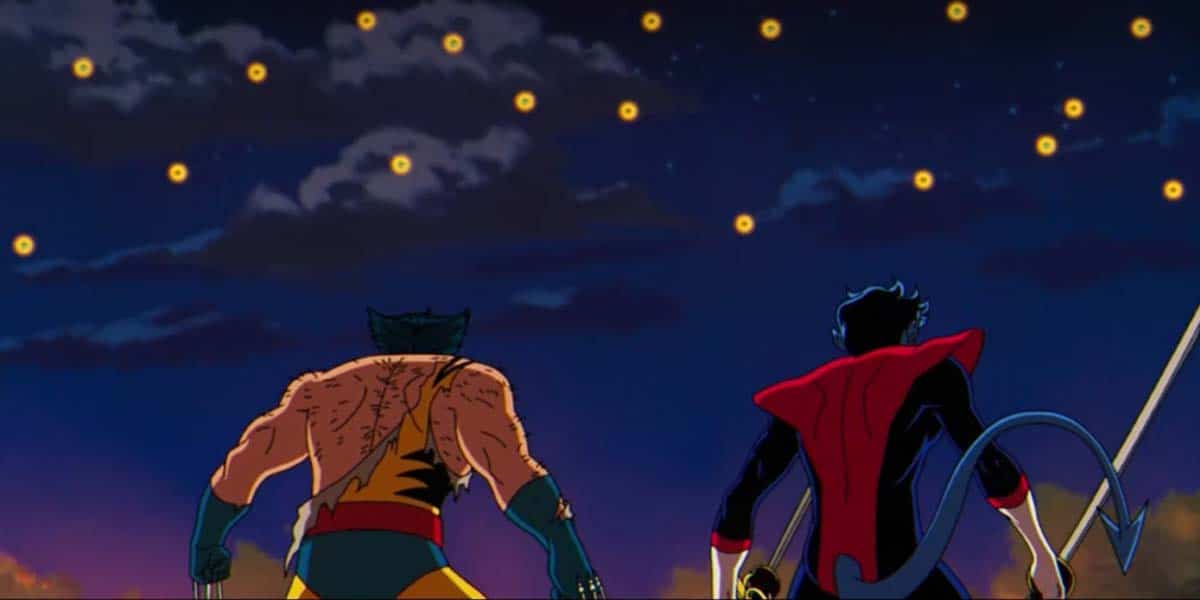 wolverine y nightcrawler