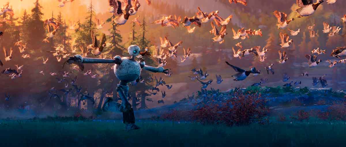 robot salvaje fotograma