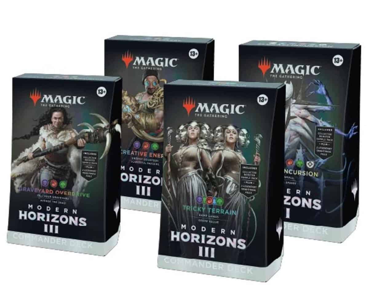 magic the gatering: mondern horizons. mazos commander