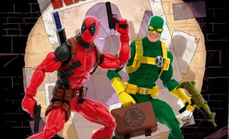 hasbro: marvel legends. deadpool y bob