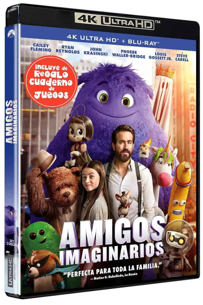 amigos imaginarios 4k uhd + blu-ray