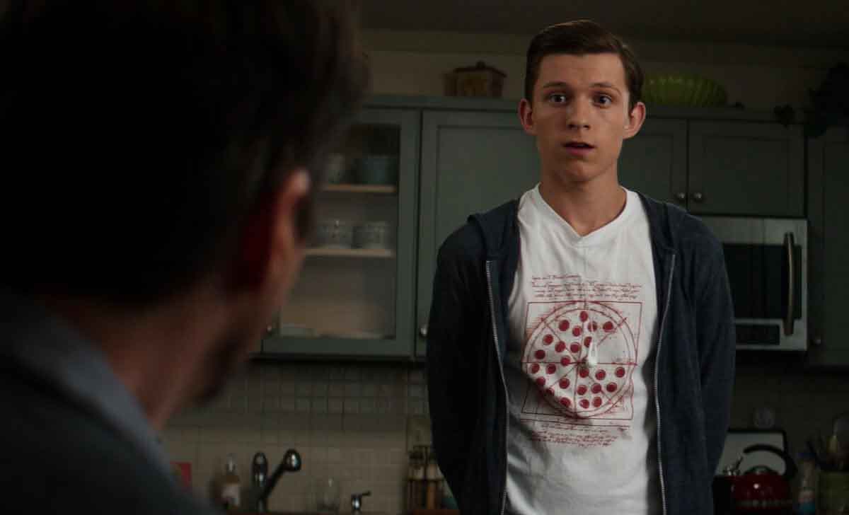 tom holland en capitán américa: civil war (2016)