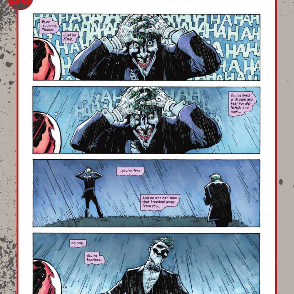 página interior de joker año uno