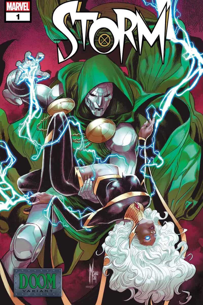 doctor doom y tormenta marvel