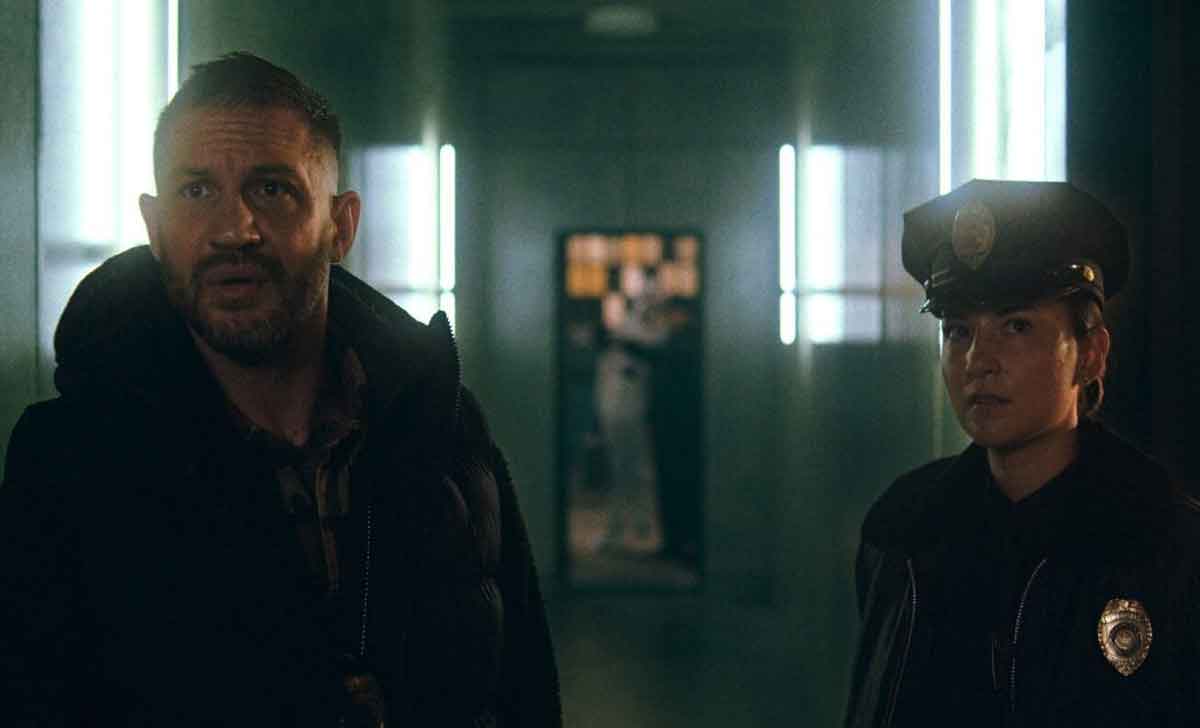 havoc (2025) con tom hardy y jessie mei li
