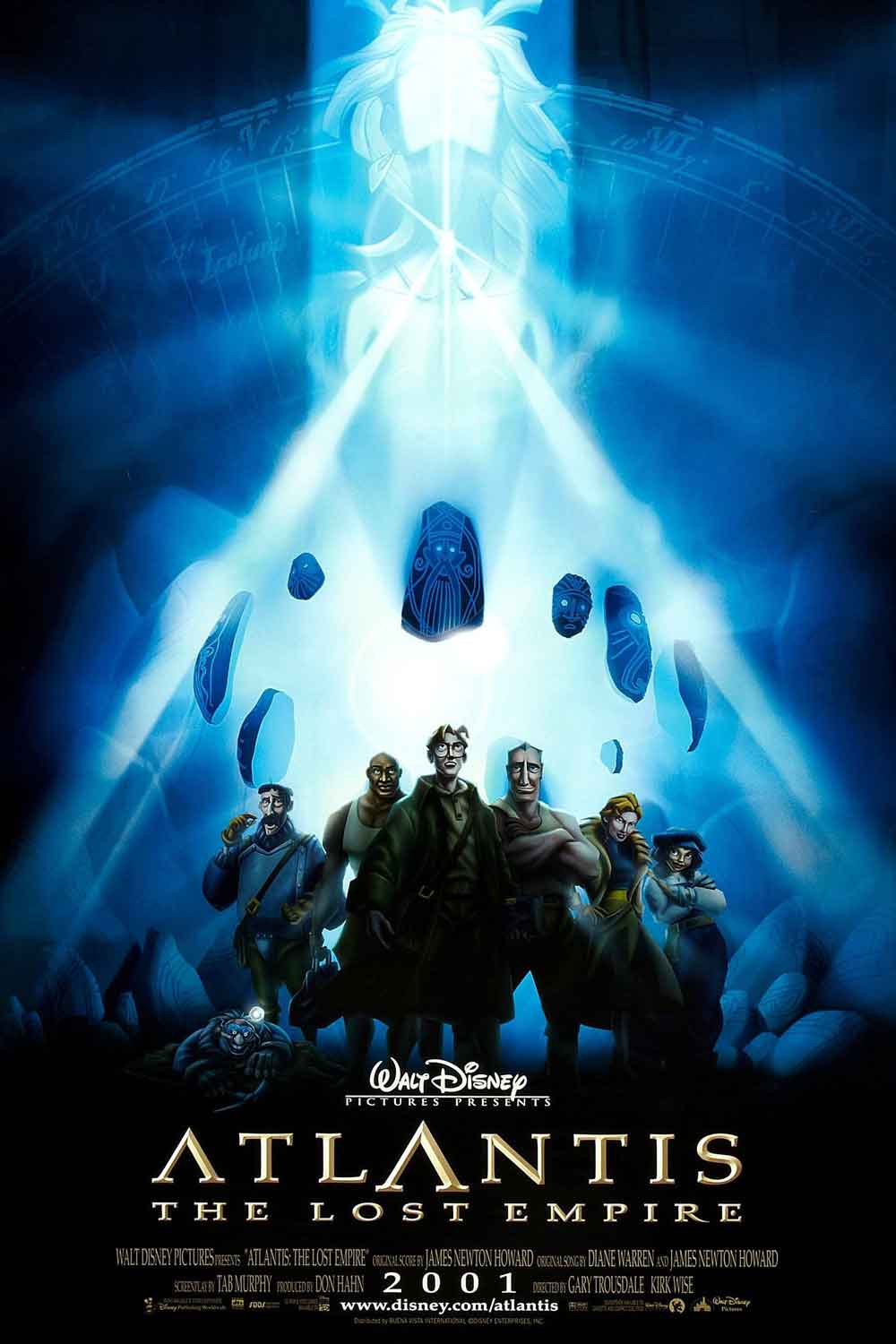 atlantis: el imperio perdido (2001) de disney