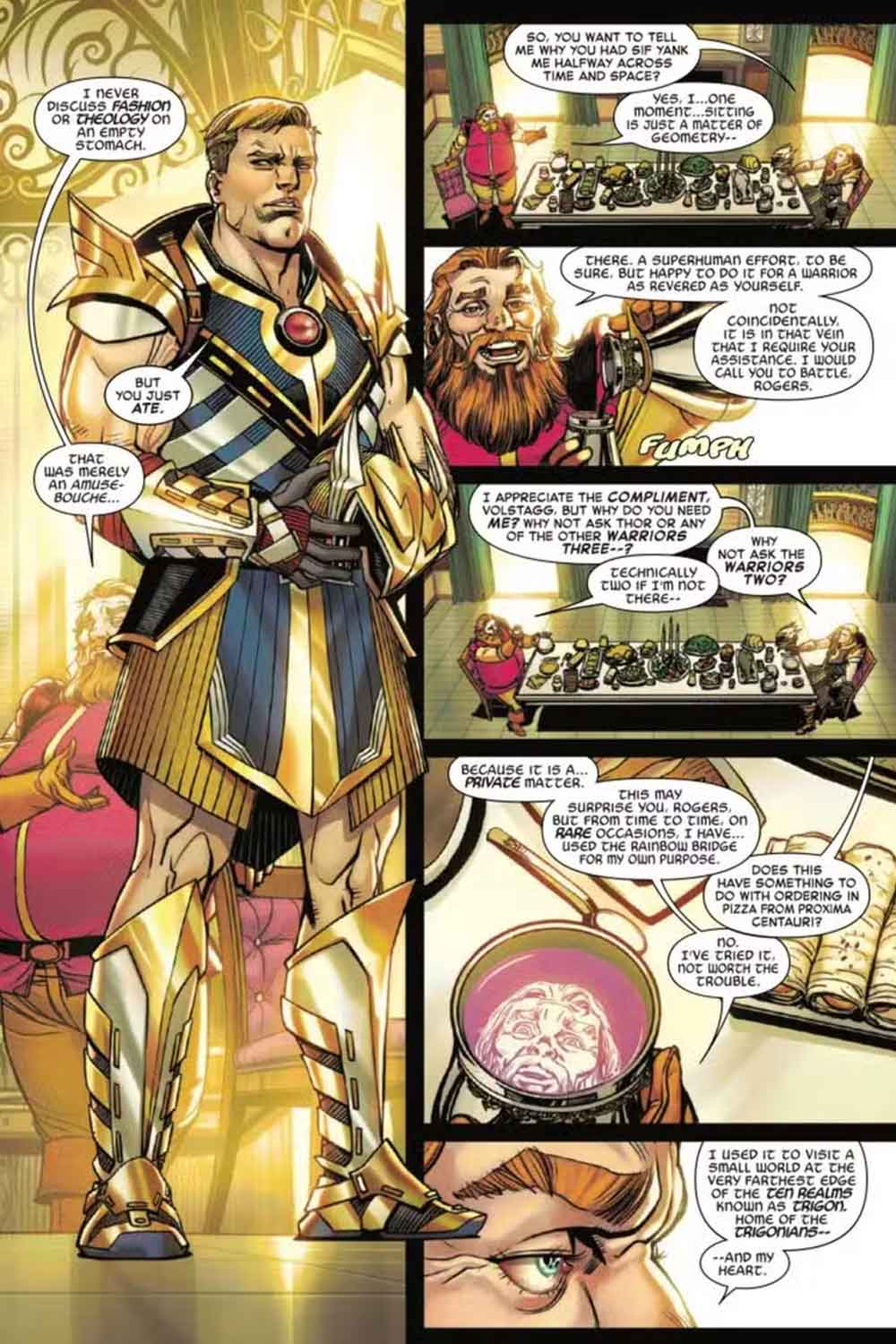 capitán américa dios de asgard