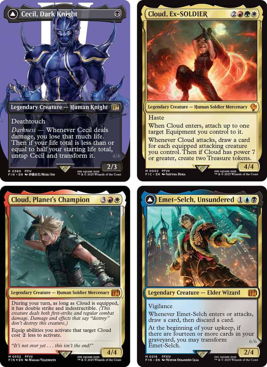 Magic: The Gathering y FINAL FANTASY se unen en una épica colección de cartas magic: the gathering y final fantasy se unen en una épica colección de cartas