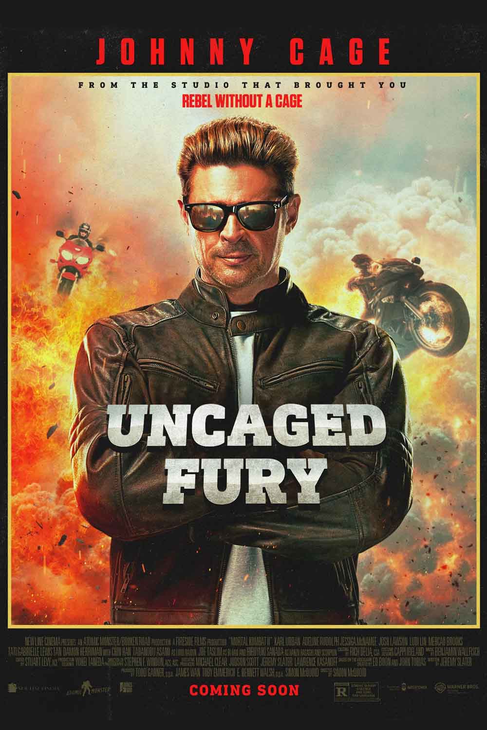 mortal kombat 2 presenta un brutal póster con johnny cage de karl urban