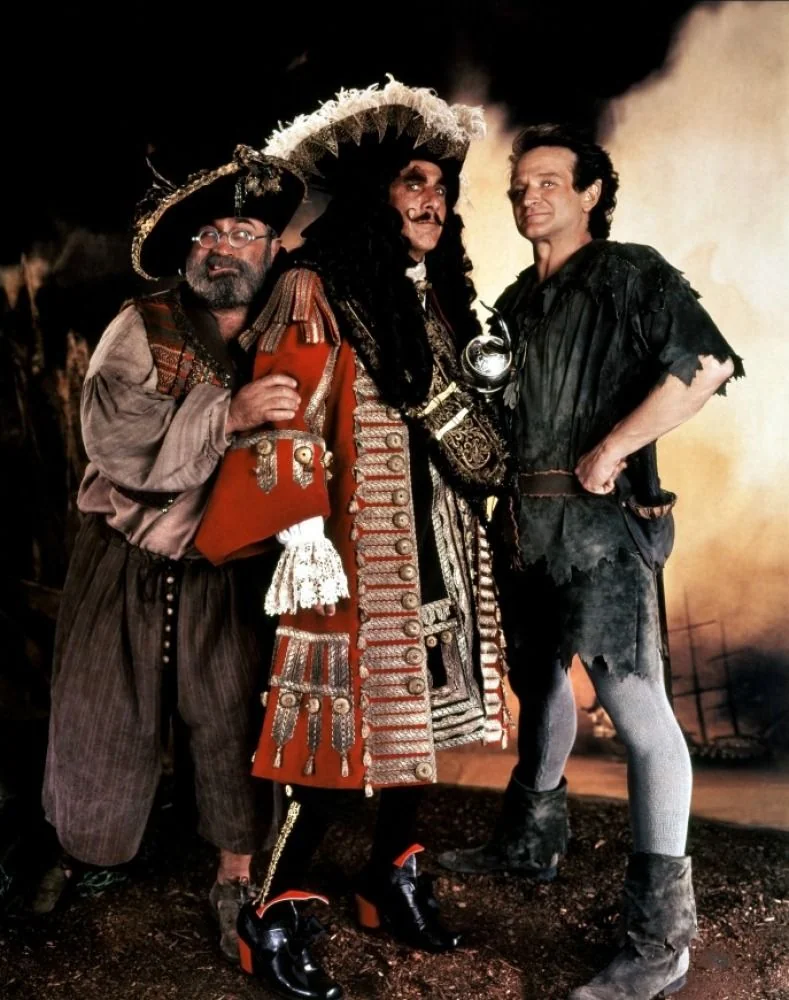 hook robin williams, bob hoskins y dustin hoffman