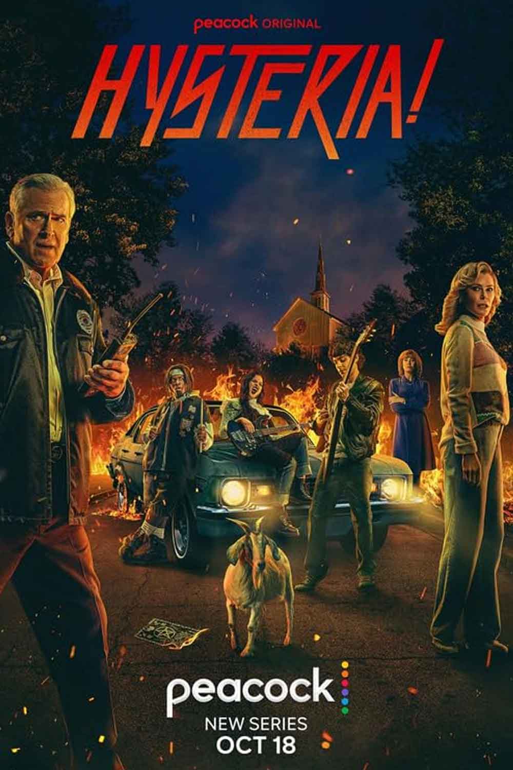 serie de terror hysteria! 2024 poster