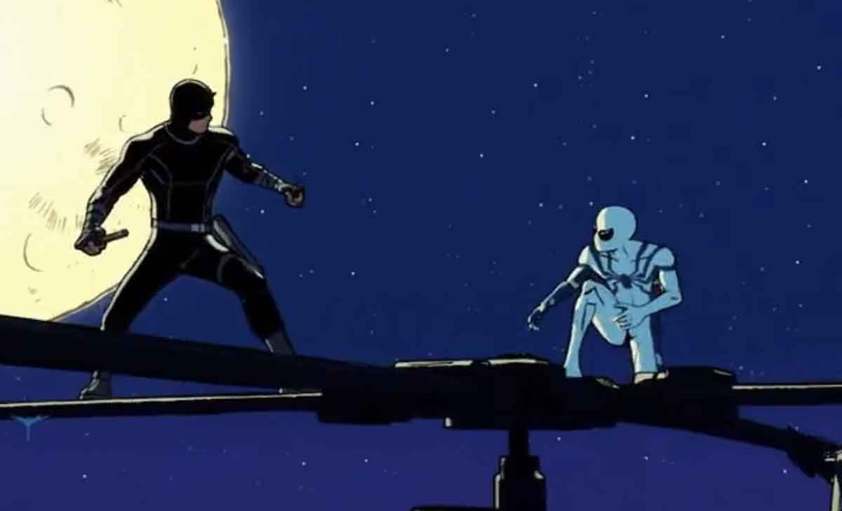 spider-man y daredevil en duel with the devil