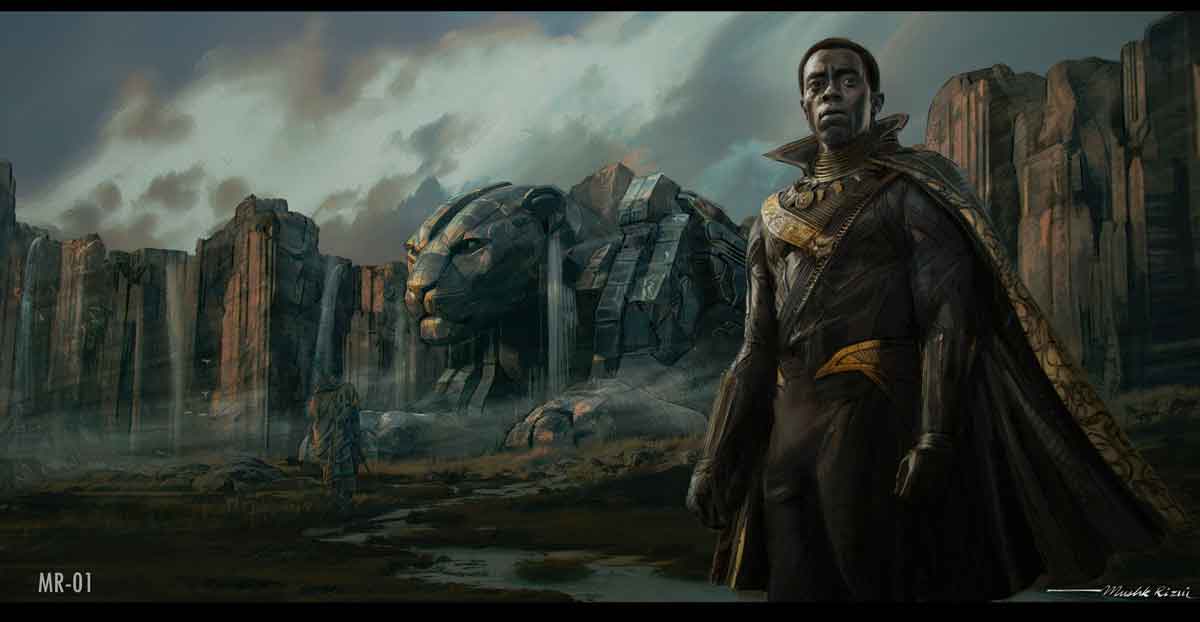 black panther - concept art vengadores: doomsday