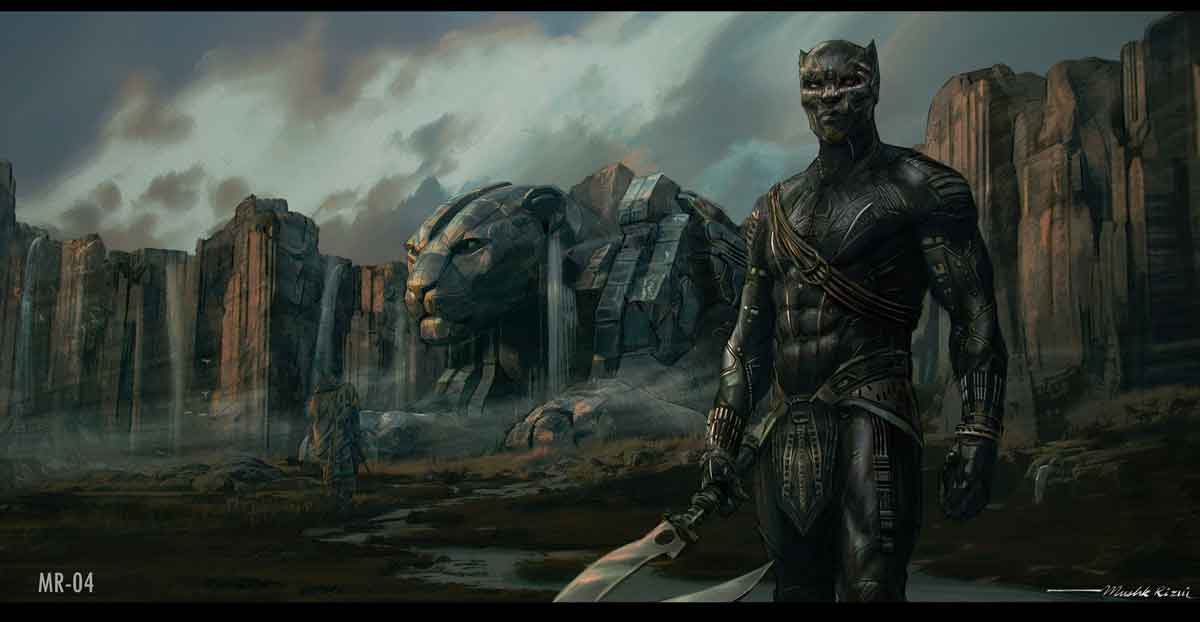 black panther - concept art vengadores: doomsday