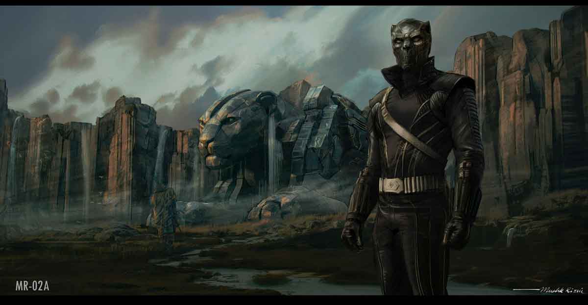 black panther - concept art vengadores: doomsday