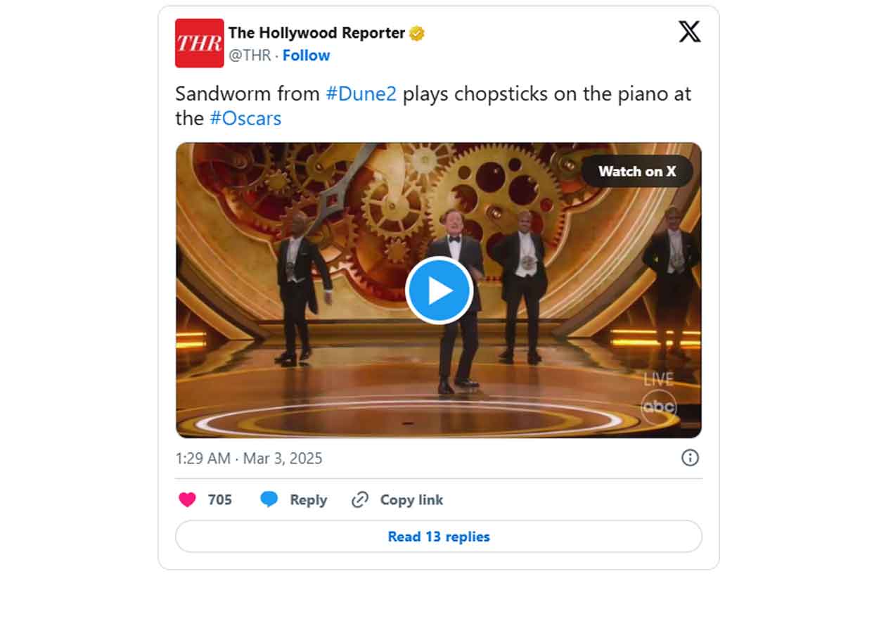 deadpool se cuela en la ceremonia de los oscars 2025